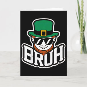 Kids Jungen Bruh St Patricks Day _1  Karte