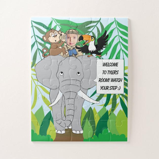 Kids Jungle Safari Jigsaw Puzzle (Vertikal)