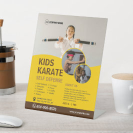 Kid's Karate Class Custom Sockelschild