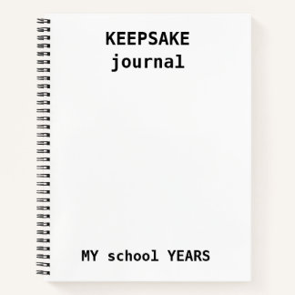 Kids Keepake Journal - Gedächtnis im Schuljahr Notizbuch