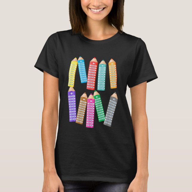 Kids Kids are Learning to Calculate Math Multiplic T-Shirt (Vorderseite)