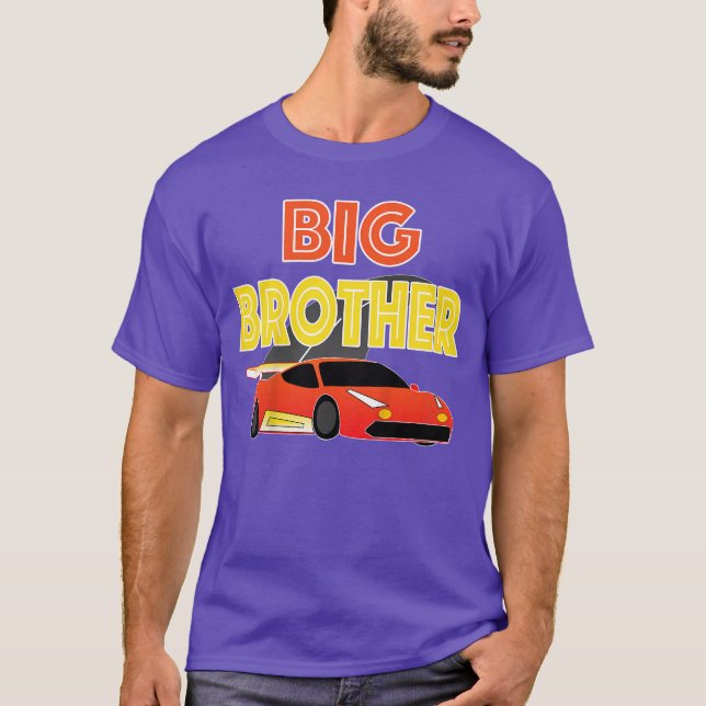 Kids Kids Big Brother Race Shirt For Boys Racing (Vorderseite)