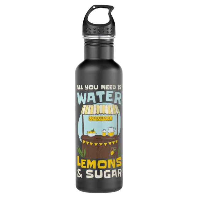 Kids Kids Lemonade Stand Lemon Juice Edelstahlflasche (Vorderseite)