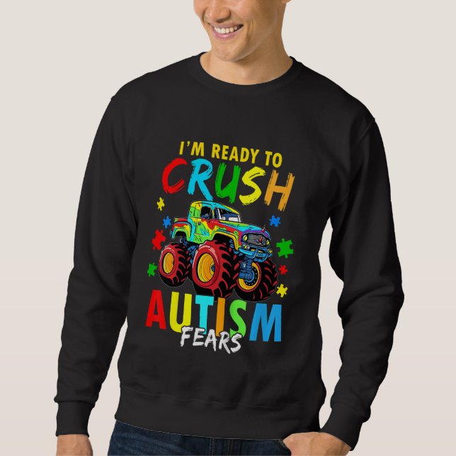 Kids Kids Monster Truck Autism Awareness Tee Mom S (Vorderseite)