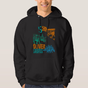 Kids Kids Oliver Saurus 5. Geburtstag Boys Rex Bda Hoodie