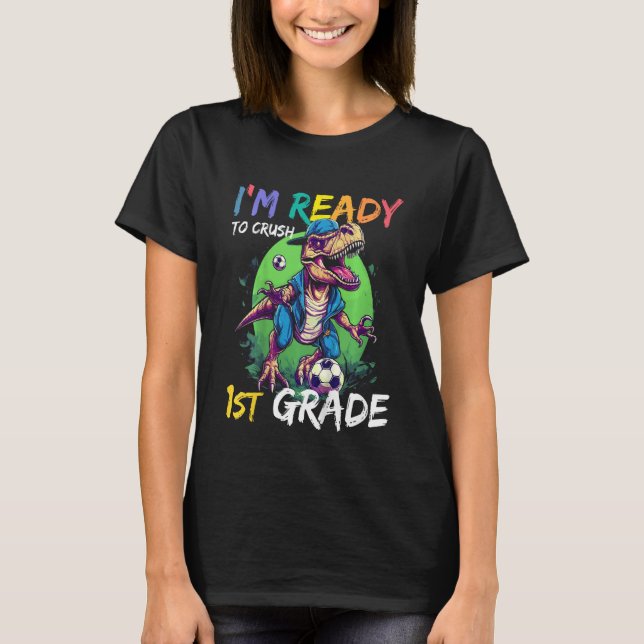 Kids Kindergarten Complete Ready To Crush 1st Grad T-Shirt (Vorderseite)