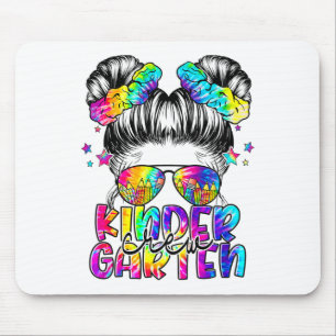 Kids Kindergarten-Crew Unordentlicher Dutt Mädchen Mousepad