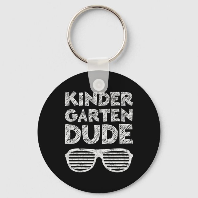 Kids Kindergarten Dude Ck To School  Schlüsselanhänger (Vorderseite)