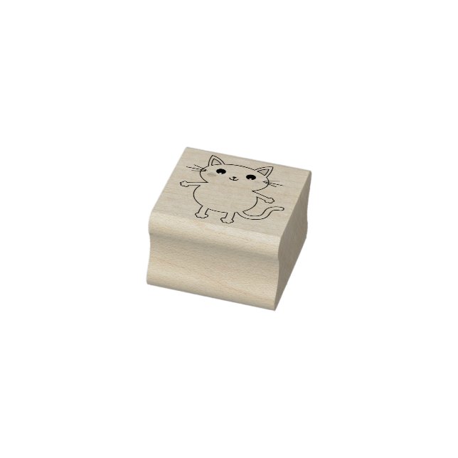 Kids Kitty Cat Niedlich Gummistempel (Stempel)