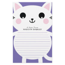 Kids Kitty Cat Niedlich Stationierung
