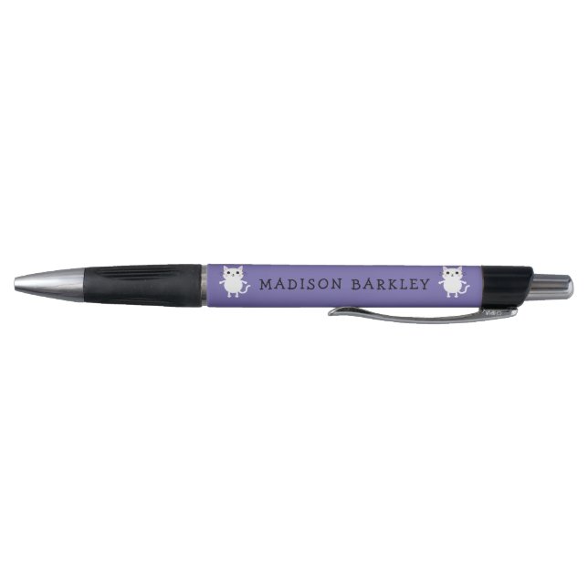 Kids Kitty Cat Niedlichen Pens mit Name Kugelschreiber (Unterseite)