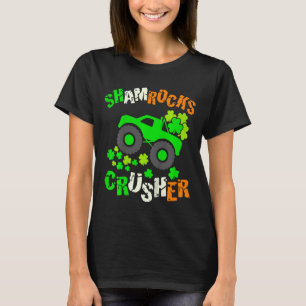 Kids Kleeblatts Crusher Monster Truck Irish St Pat T-Shirt