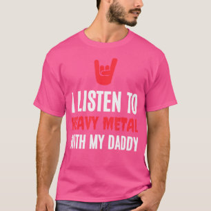 Kids-Kleidung, die ich mit meinem Schwermetall hör T-Shirt