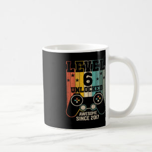 Kids Level 6 Unlocked Awesome 2017 Boy Video Game  Kaffeetasse