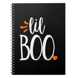 Kids lil bohren kleine niedliche halloween ghost P Notizblock