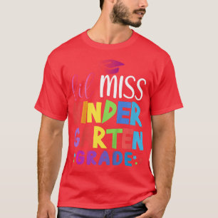 Kids Lil' Miss Kindergarten Grad Abschluss Baby K T-Shirt