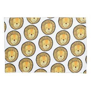 Kids Lion Jungle Animal Pattern Kissenbezug