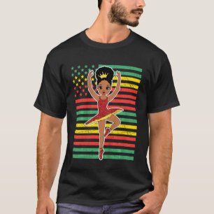 Kids Little Miss Juneteenth Prinzessin Black Girl  T-Shirt
