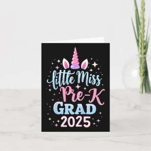 Kids Little Miss Pre-k Grad Preschool Girls Prek G Karte
