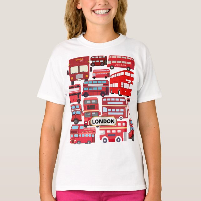 Kids London Bus T - Shirt (Vorderseite)