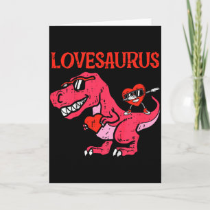 Kids Lovesaurus Dino Trex Dab Herz Kleinkind Junge Karte