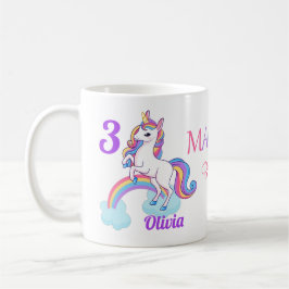 Kids Magical 3. Geburtstag Einhorn Tasse