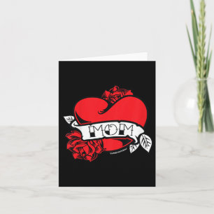 Kids Mama Herz Tattoo Karte