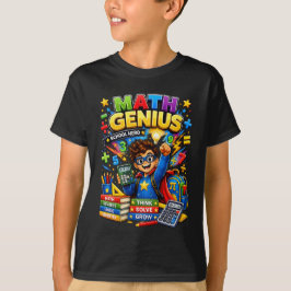 Kids Mathe-Shirt | Mathe-Genie-Held T-Shirt