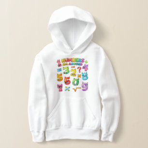 Kids Maths Numbers Sweat à capuche   Journee du no