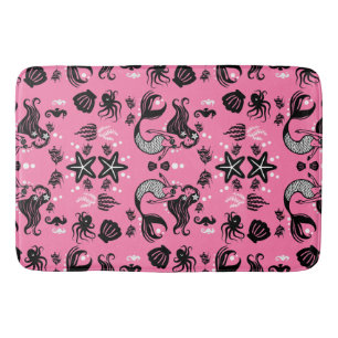 Kids Meerjungfrau Pink Badematte