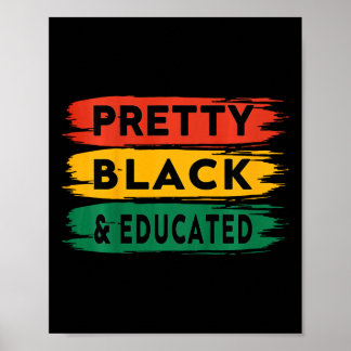 Kids Melanin Black History Month Poster