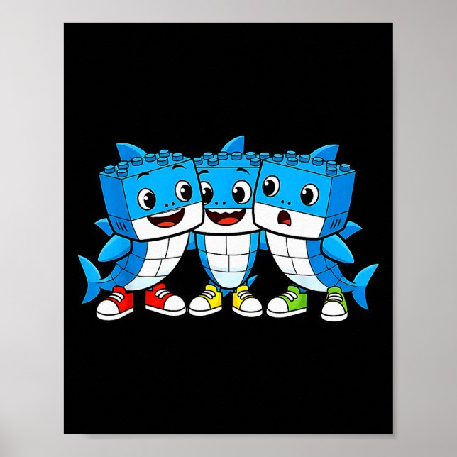 Kids Meme Funny Italian Brainrot Kids Boys Girl Me Poster (Vorne)
