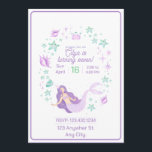 Kids Mermaid Birthday Splash Einladung<br><div class="desc">Wir laden Sie zu einer Kindermädchen Geburtstagsparty ein! Kommen Sie und besuchen Sie uns,  um sich im Swimmingpool zu amüsieren,  wo Sie mit Meerjungfrauen schwimmen,  Muscheln und Blasen spielen und köstliche Leckereien mit Meeresbezug genießen können. Vergessen Sie nicht,  Badeanzug und Handtuch mitzubringen!</div>