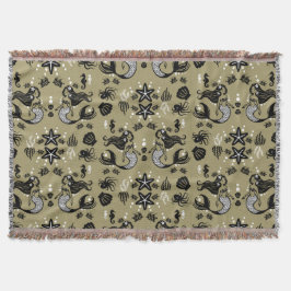 Kids Mermaid Gold Beach Decke