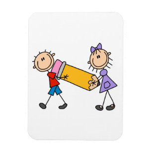 Kids mit Stift Magnet