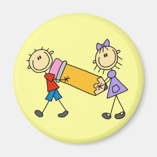 Kids mit Stift Magnet