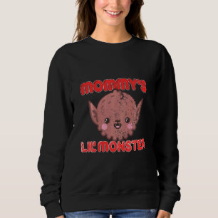 Kids Mommy Lil Monster Niedlich Werewolf Kids Boy  Sweatshirt