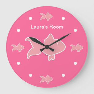 Kids Monogram Wall Uhren