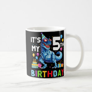 Kids Monster Truck Crushing is 5 Five Years Kaffeetasse