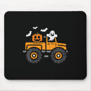 Kids Monster Truck Ghost Pumpkin Halloween Kostüm Mousepad