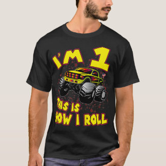 Kids Monster Truck IM 1 So Roll ich 1. T-Shirt