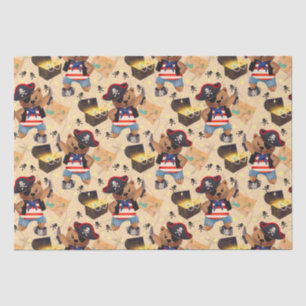 Kids Niedlich Pirate Bear Seidenpapier