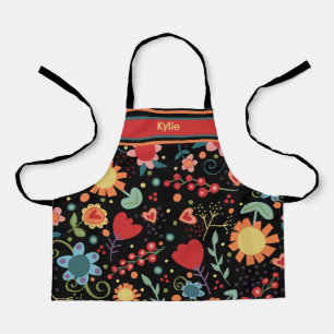 Kid's Niedliches Blumenkochen Schürze