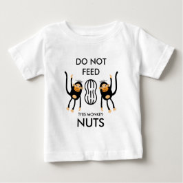 Kids Nut Allergy Warning Baby T-shirt