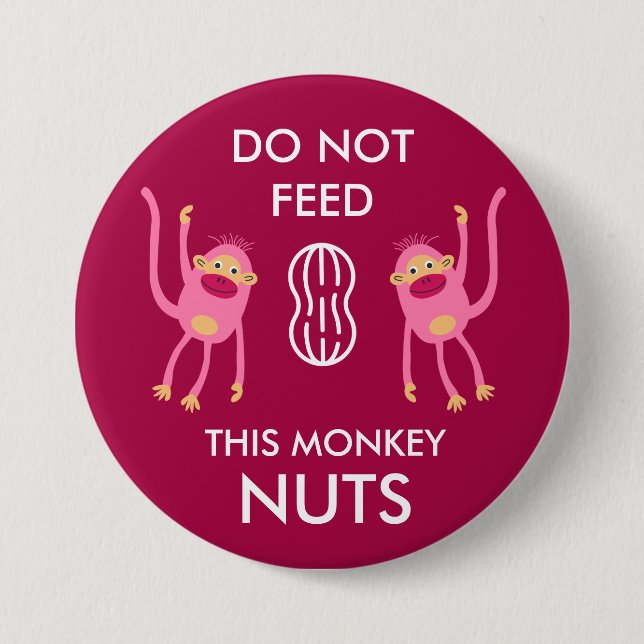 Kids Nut Allergy Warning Button (Vorderseite)