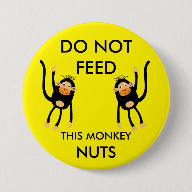 Kids Nut Allergy Warning Button (Vorderseite)