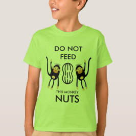 Kids Nut Allergy Warning T-Shirt