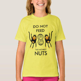 Kids Nut Allergy Warning T-Shirt