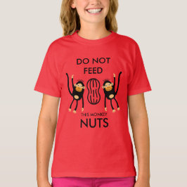Kids Nut Allergy Warning T-Shirt