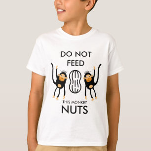 Kids Nut Allergy Warning T-Shirt